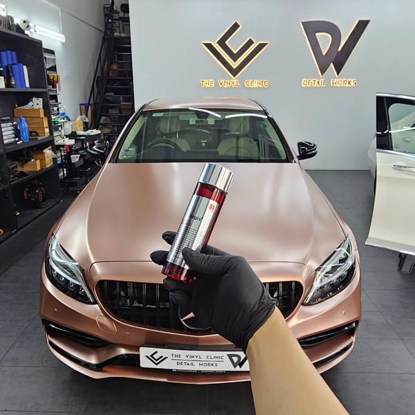 FIREBALL Aegis Ceramic Coating completed for Mercedes. Wr...