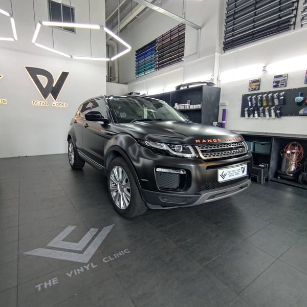 Satin black and gloss black. Simple yet classy.