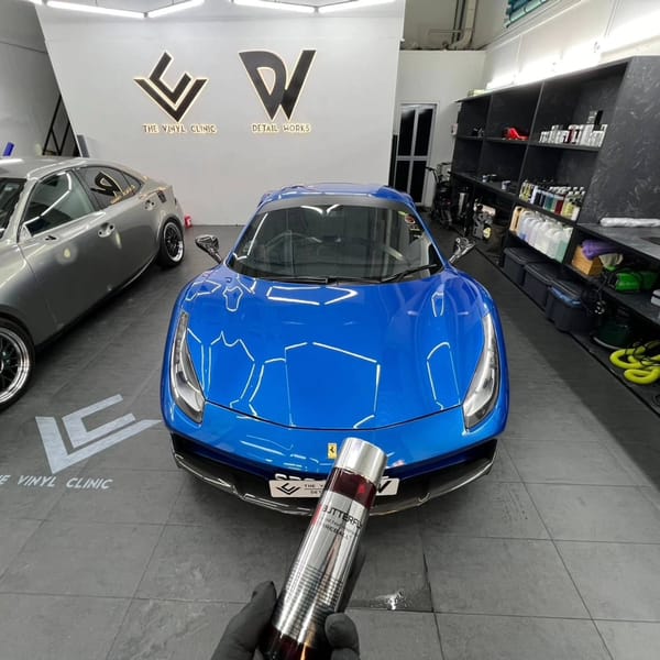 Ferrari 488 with Fireball Butterfly.