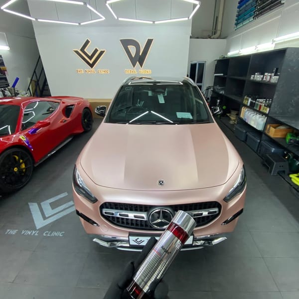 Fireball Aegis 7H Ceramic coat on this freshly wrapped Sa...