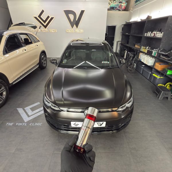 Satin black coated with Fireball 7H Devil's Blood 2 layers.